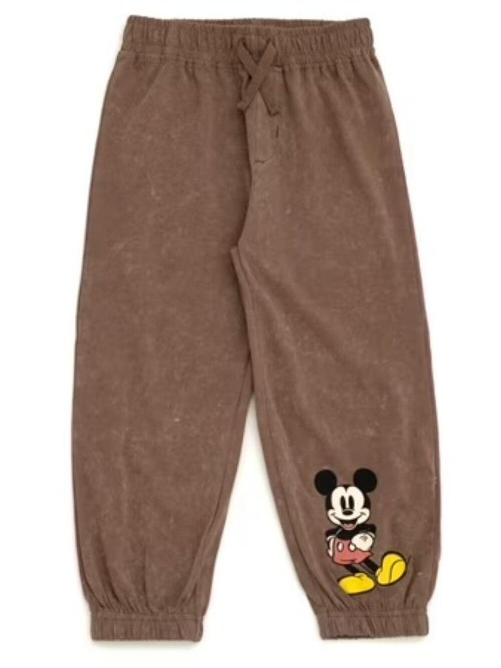 ππ€ Disney Mickey Mouse 2-Piece Outfit Set 2T NWOT Mineral Wash Joggers - Picture 3 of 6